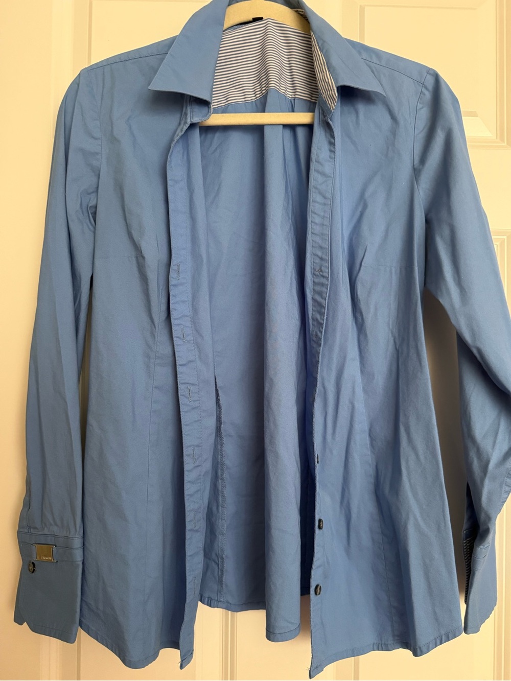 Express Light Blue Button-Down Shirt
